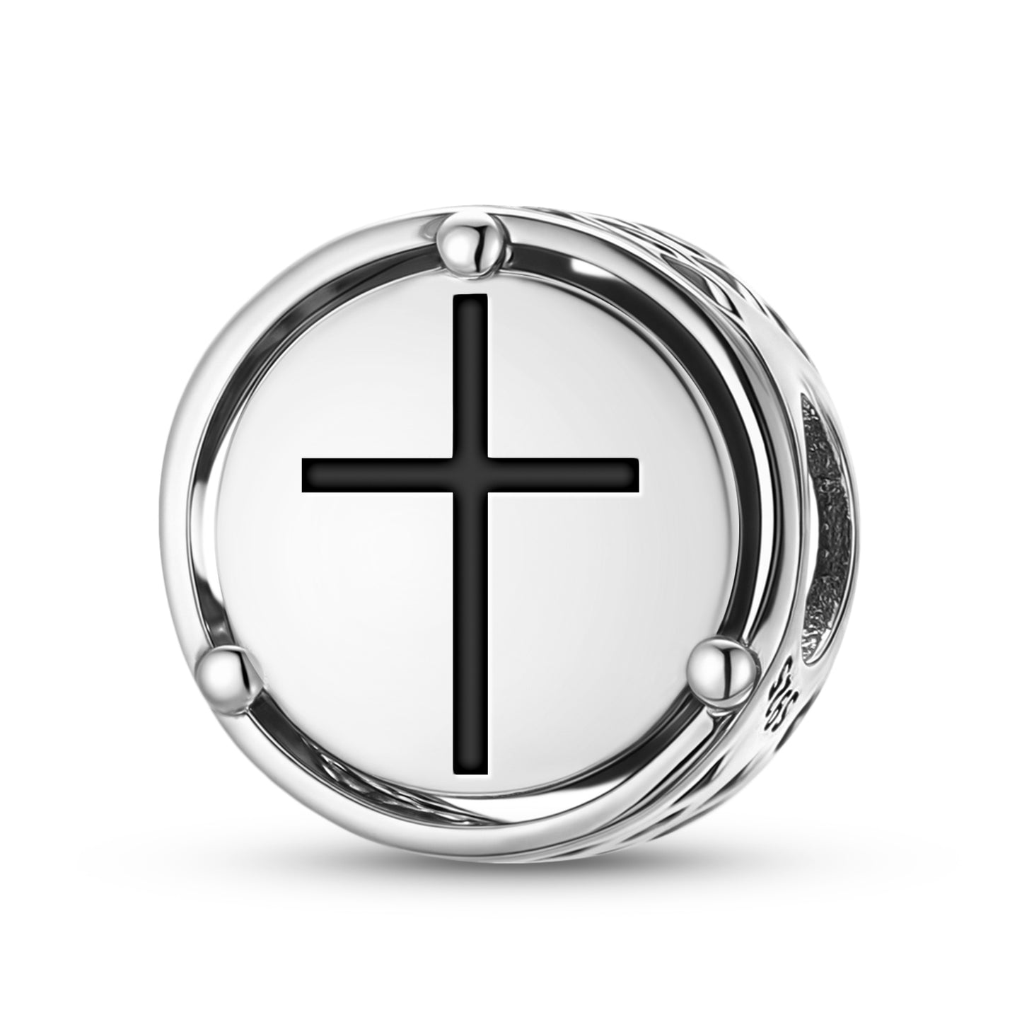 925 Sterling Silver Christianity Roman Cross Charms For Bracelets & Necklaces Pendants Beads Jewelry Fit Pan Bracelet Charm Ethnic Cultural Symbols Gifts For Women