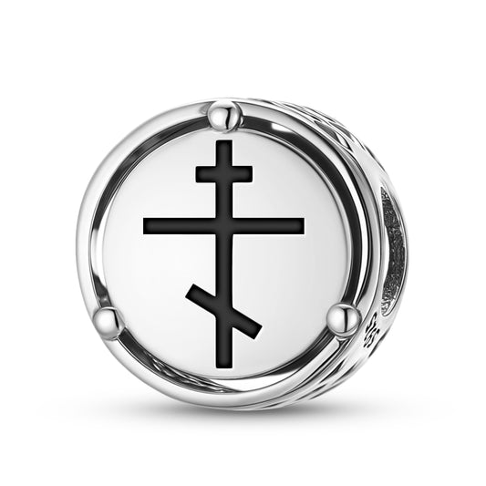 925 Sterling Silver Christianity Orthodox Cross Charms For Bracelets & Necklaces Pendants Beads Jewelry Fit Pan Bracelet Charm Ethnic Cultural Symbols Gifts For Women