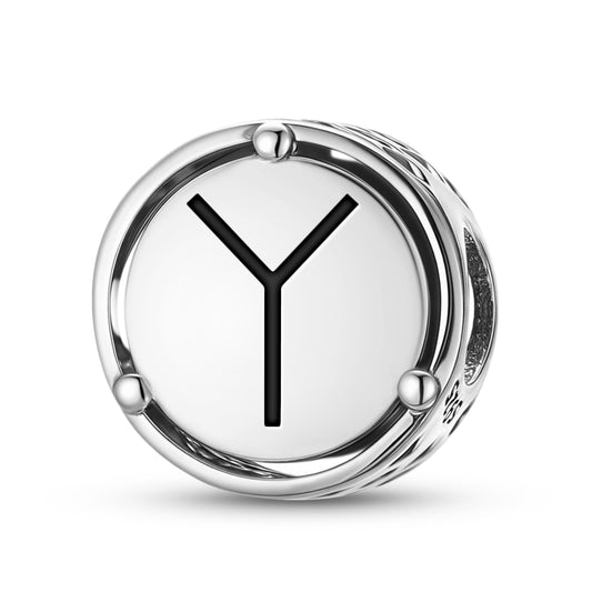 925 Sterling Silver Christianity Upsilon Cross Charms For Bracelets & Necklaces Pendants Beads Jewelry Fit Pan Bracelet Charm Ethnic Cultural Symbols Gifts For Women