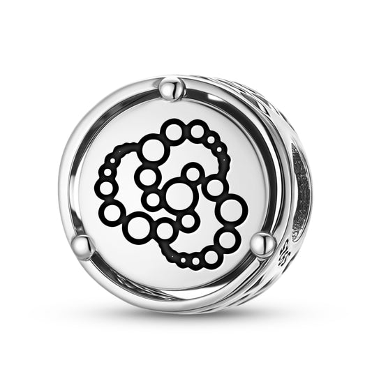925 Sterling Silver Crop Circles Phase Of Moon Charms For Bracelets & Necklaces Pendants Beads Jewelry Fit Pan Bracelet Charm Ethnic Cultural Symbols Gifts For Women