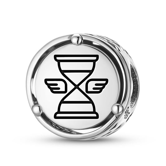 925 Sterling Silver Freemasonry Hourglass Charms For Bracelets & Necklaces Pendants Beads Jewelry Fit Pan Bracelet Charm Ethnic Cultural Symbols Gifts For Women