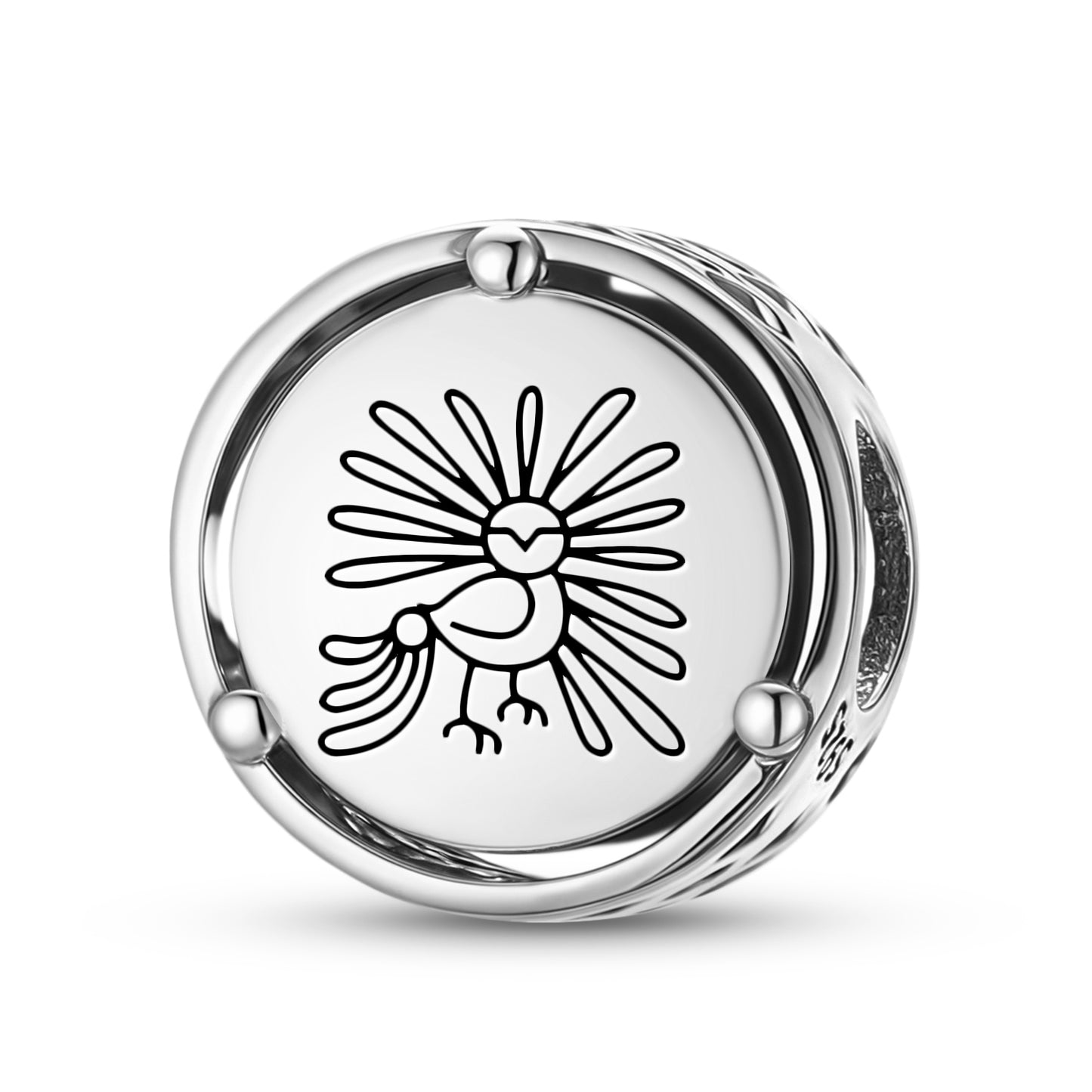 925 Sterling Silver Inuit Enchanted Owl Charms For Bracelets & Necklaces Pendants Beads Jewelry Fit Pan Bracelet Charm Ethnic Cultural Symbols Gifts For Women