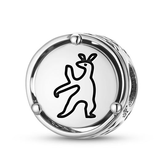 925 Sterling Silver Inuit Hare Spirit Charms For Bracelets & Necklaces Pendants Beads Jewelry Fit Pan Bracelet Charm Ethnic Cultural Symbols Gifts For Women