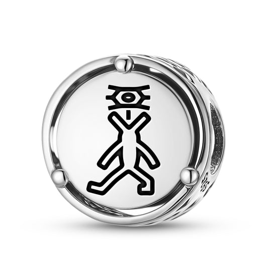 925 Sterling Silver Inuit Nanabozho Charms For Bracelets & Necklaces Pendants Beads Jewelry Fit Pan Bracelet Charm Ethnic Cultural Symbols Gifts For Women