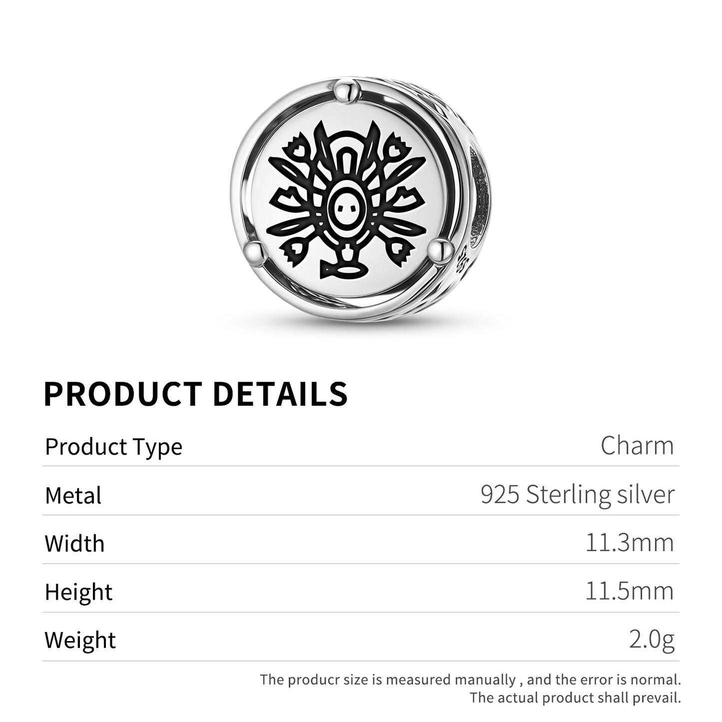925 Sterling Silver Inuit Sea Otter Spirit Charms For Bracelets & Necklaces Pendants Beads Jewelry Fit Pan Bracelet Charm Ethnic Cultural Symbols Gifts For Women