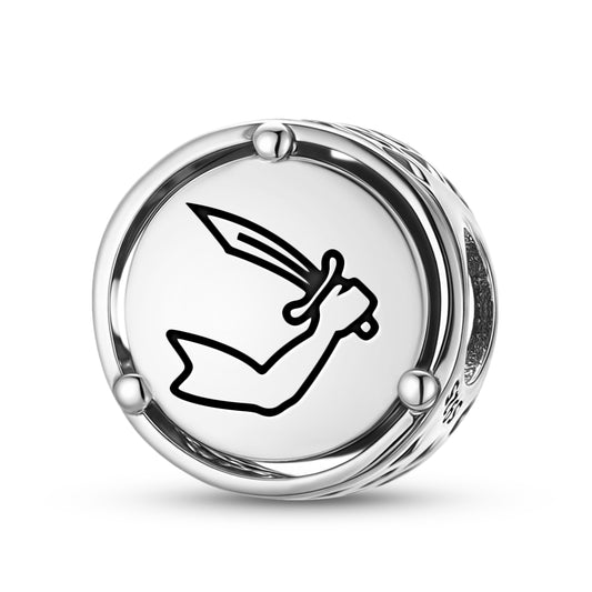 925 Sterling Silver Jolly Roger Pirate Flags Thomas Tew Charms For Bracelets & Necklaces Pendants Beads Jewelry Fit Pan Bracelet Charm Ethnic Gifts For Women