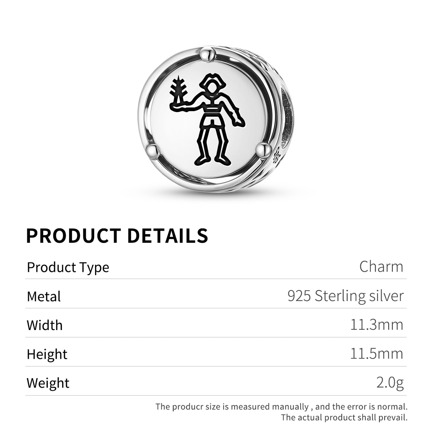 925 Sterling Silver Jolly Roger Pirate Flags Bartholomew Roberts Charms For Bracelets & Necklaces Pendants Beads Jewelry Fit Pan Bracelet Charm Ethnic Gifts For Women