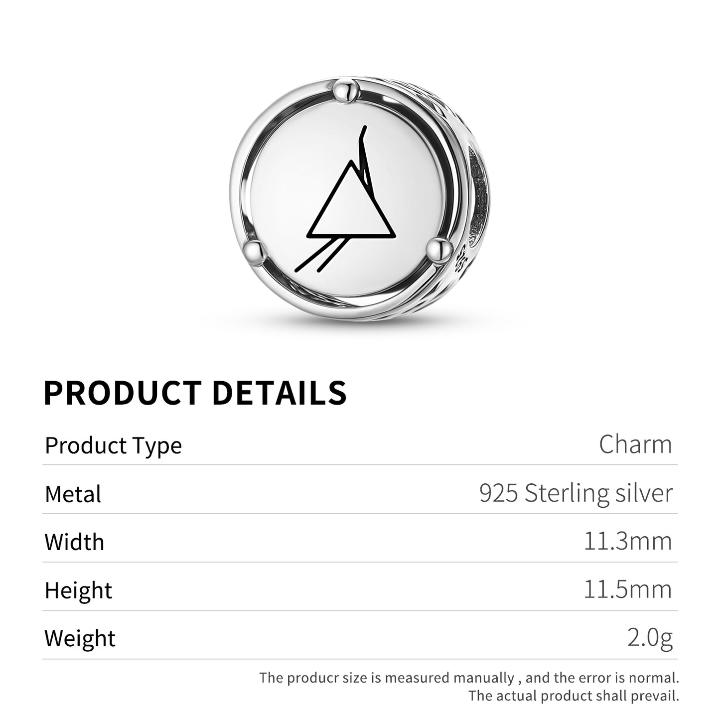 925 Sterling Silver Nazca Lines Trapezoids Charms For Bracelets & Necklaces Pendants Beads Jewelry Fit Pan Bracelet Charm Ethnic Cultural Symbols Gifts For Women