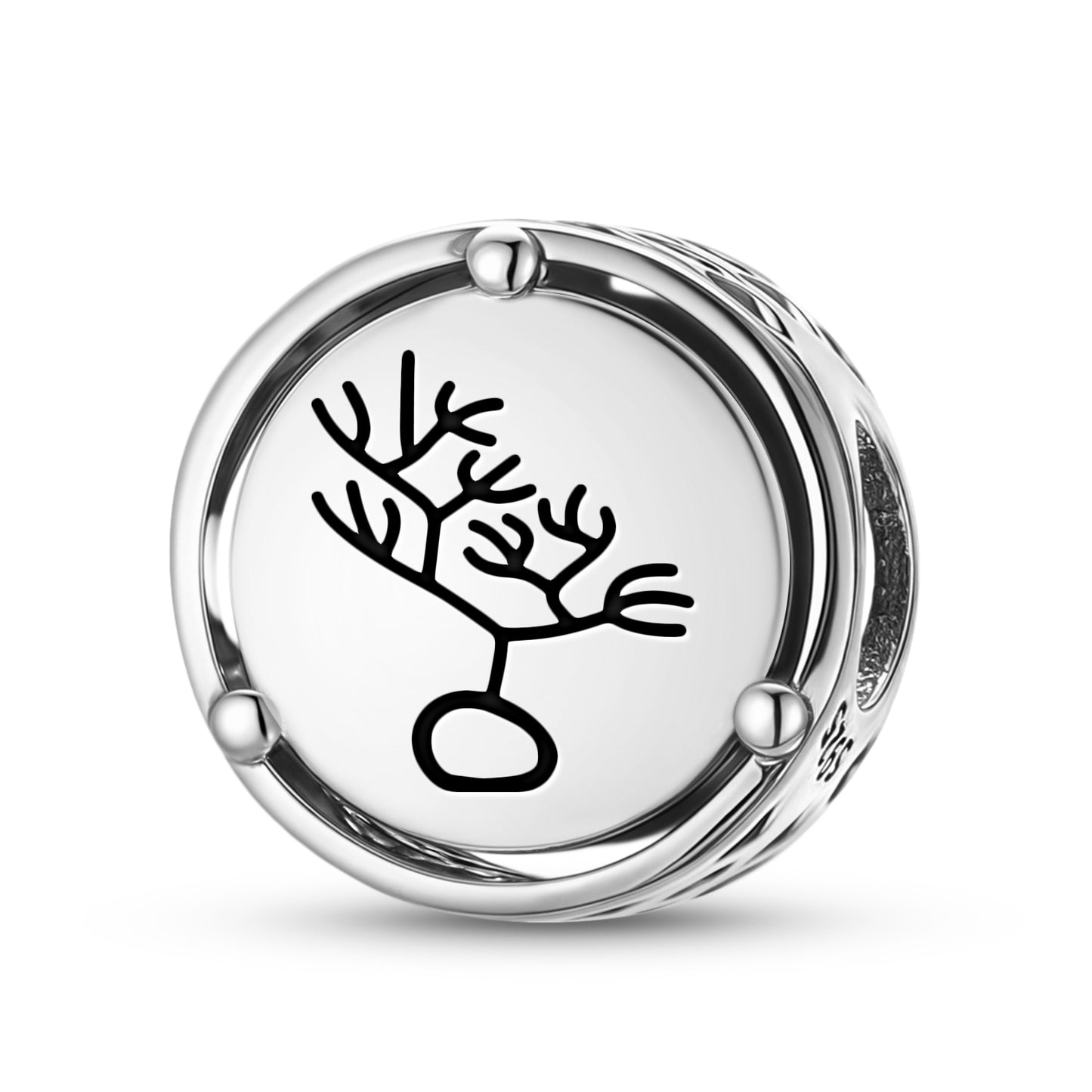 925 Sterling Silver Nazca Lines Phytomorphic Glyphs Charms For Bracelets & Necklaces Pendants Beads Jewelry Fit Pan Bracelet Charm Ethnic Cultural Symbols Gifts For Women