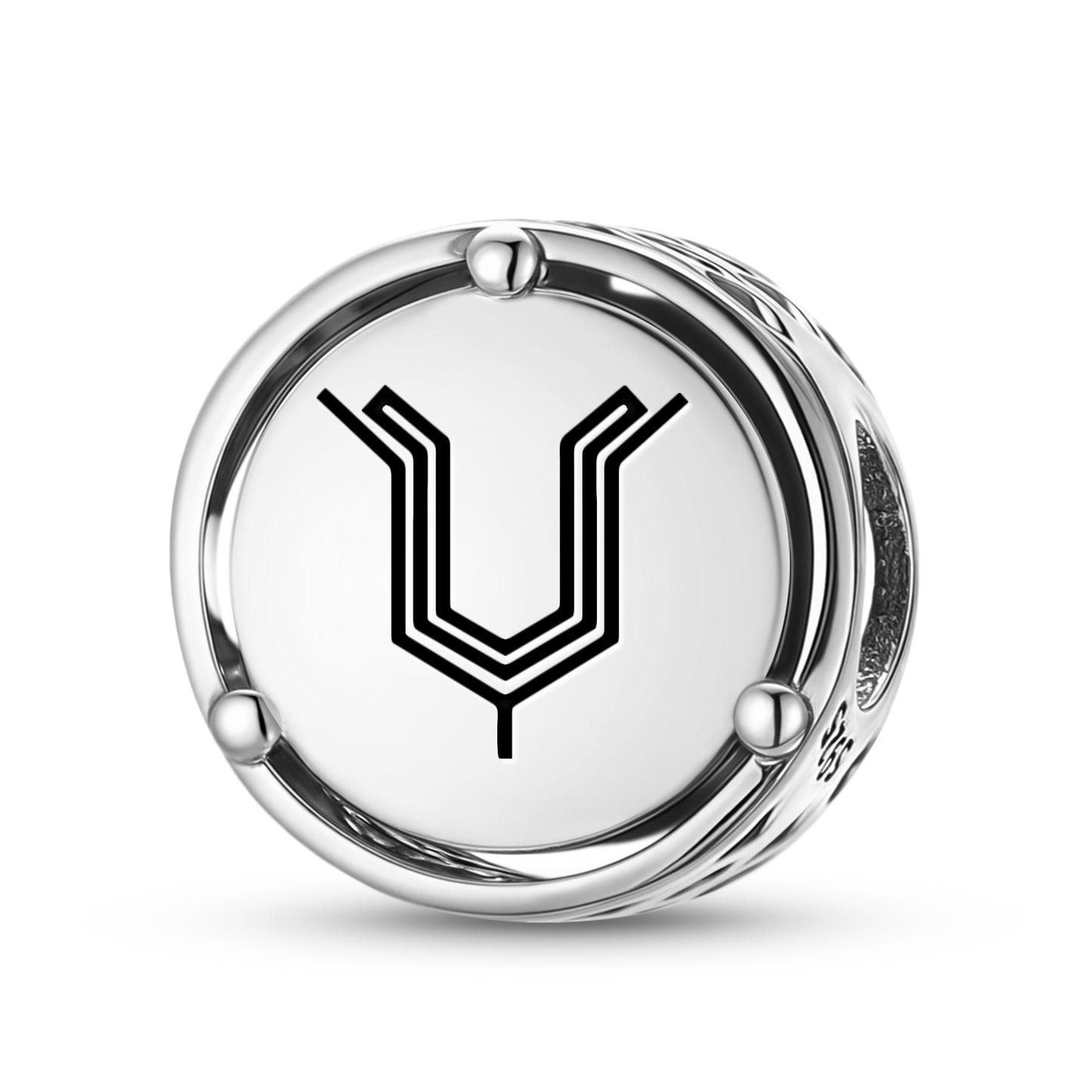 925 Sterling Silver Persian Tulip Charms For Bracelets & Necklaces Pendants Beads Jewelry Fit Pan Bracelet Charm Ethnic Cultural Symbols Gifts For Women