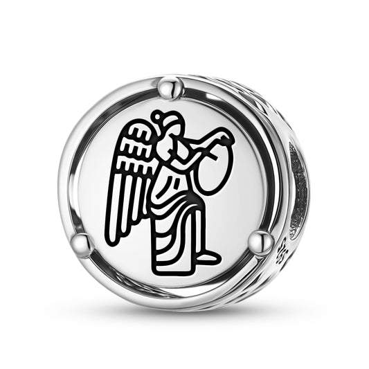 925 Sterling Silver Roman Empire Winged Victory Charms For Bracelets & Necklaces Pendants Beads Jewelry Fit Pan Bracelet Charm Ethnic Cultural Symbols Gifts For Women