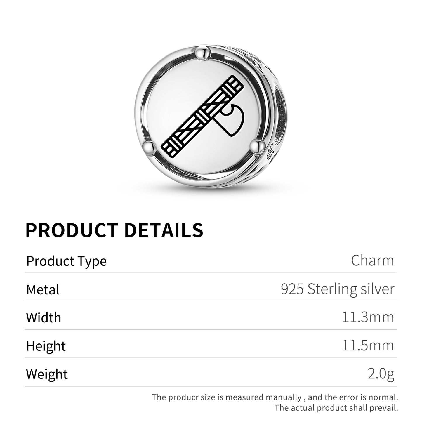 925 Sterling Silver Roman Empire Fasces Lictoriæ Charms For Bracelets & Necklaces Pendants Beads Jewelry Fit Pan Bracelet Charm Ethnic Cultural Symbols Gifts For Women