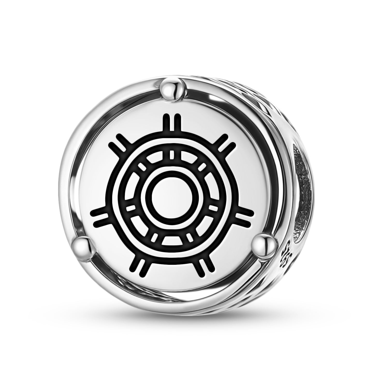 925 Sterling Silver Sami Aurinko Charms For Bracelets & Necklaces Pendants Beads Jewelry Fit Pan Bracelet Charm Ethnic Cultural Symbols Gifts For Women