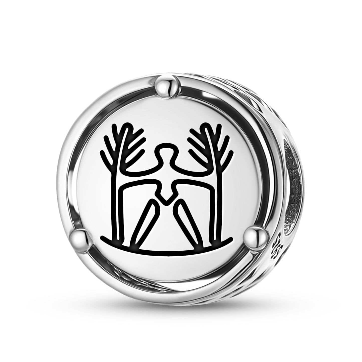 925 Sterling Silver Sami Lieaibolmmai Charms For Bracelets & Necklaces Pendants Beads Jewelry Fit Pan Bracelet Charm Ethnic Cultural Symbols Gifts For Women