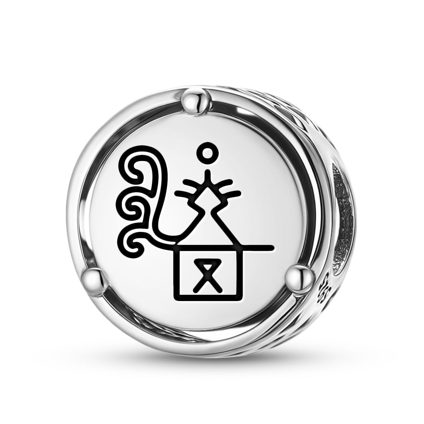 925 Sterling Silver Sami Hedelmällisyyden Jumala Charms For Bracelets & Necklaces Pendants Beads Jewelry Fit Pan Bracelet Charm Ethnic Cultural Symbols Gifts For Women