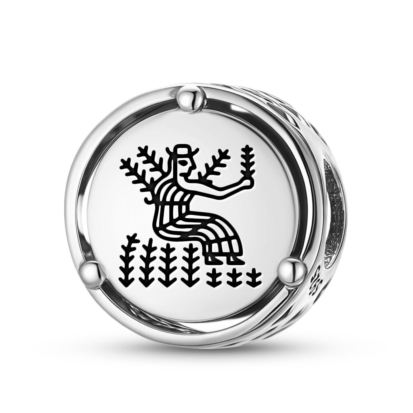 925 Sterling Silver Sumerian Ashnan Ezina Charms For Bracelets & Necklaces Pendants Beads Jewelry Fit Pan Bracelet Charm Ethnic Cultural Symbols Gifts For Women
