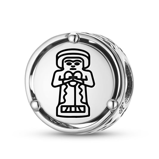 925 Sterling Silver Sumerian Geshtinanna Charms For Bracelets & Necklaces Pendants Beads Jewelry Fit Pan Bracelet Charm Ethnic Cultural Symbols Gifts For Women