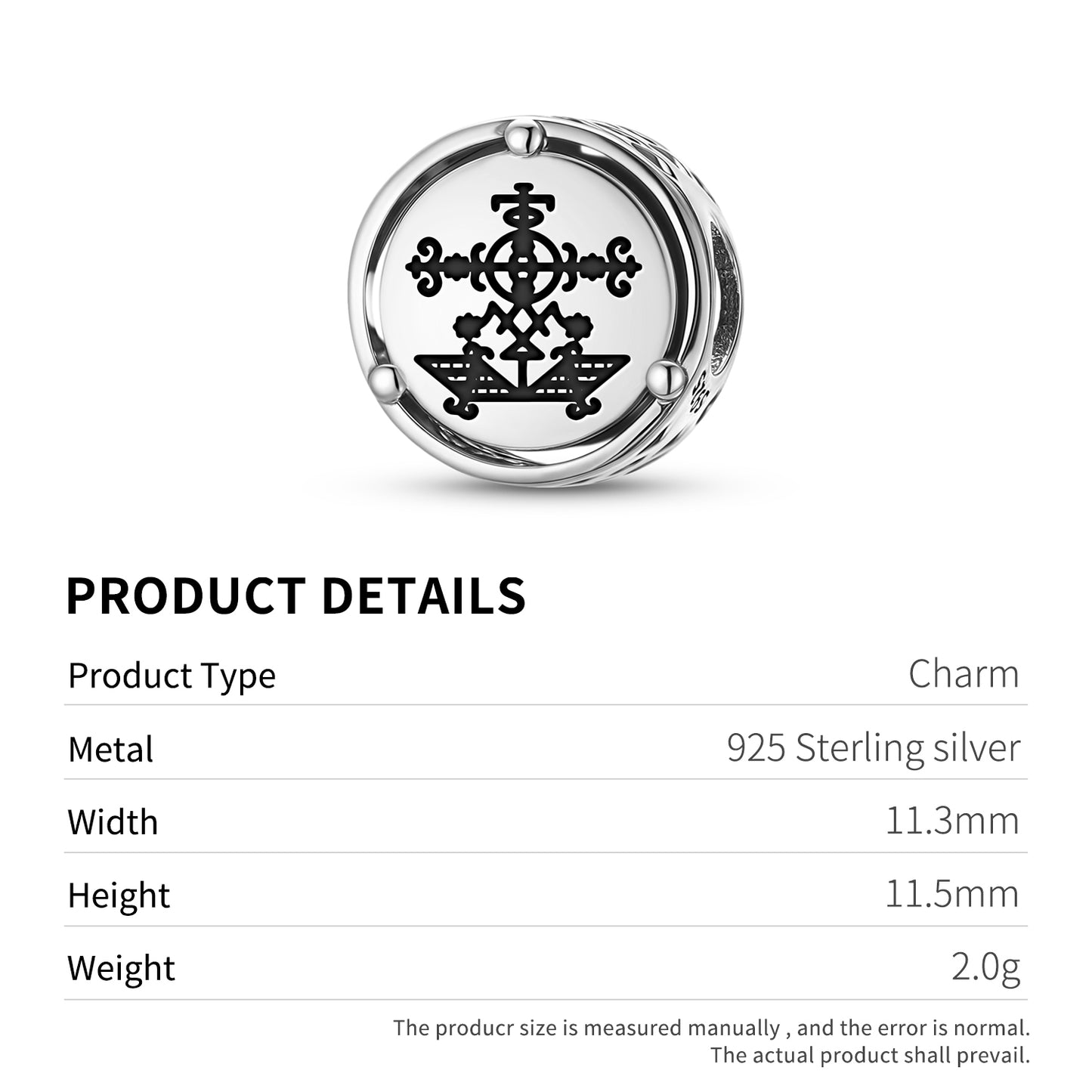 925 Sterling Silver Central America Simbi Dlo Charms For Bracelets & Necklaces Pendants Beads Jewelry Fit Pan Bracelet Charm Ethnic Cultural Symbols Gifts For Women