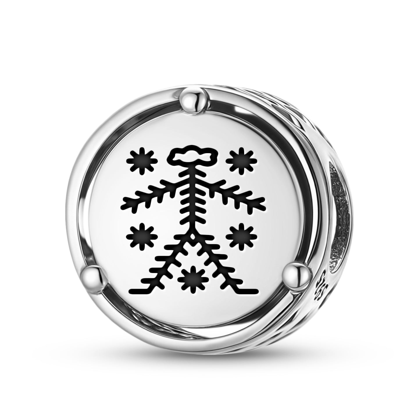 925 Sterling Silver Central America Grand Bwa – Grand Bois Charms For Bracelets & Necklaces Pendants Beads Jewelry Fit Pan Bracelet Charm Ethnic Cultural Symbols Gifts For Women