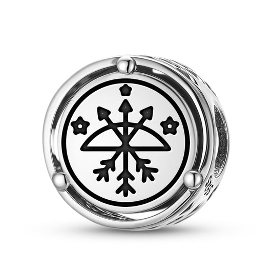 925 Sterling Silver Central America Ochossi Charms For Bracelets & Necklaces Pendants Beads Jewelry Fit Pan Bracelet Charm Ethnic Cultural Symbols Gifts For Women