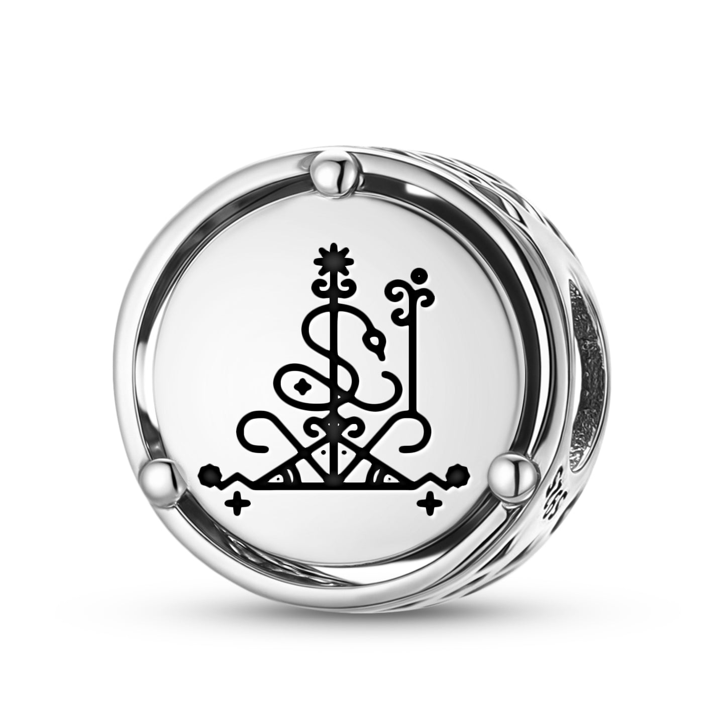 925 Sterling Silver Central America Loco Charms For Bracelets & Necklaces Pendants Beads Jewelry Fit Pan Bracelet Charm Ethnic Cultural Symbols Gifts For Women