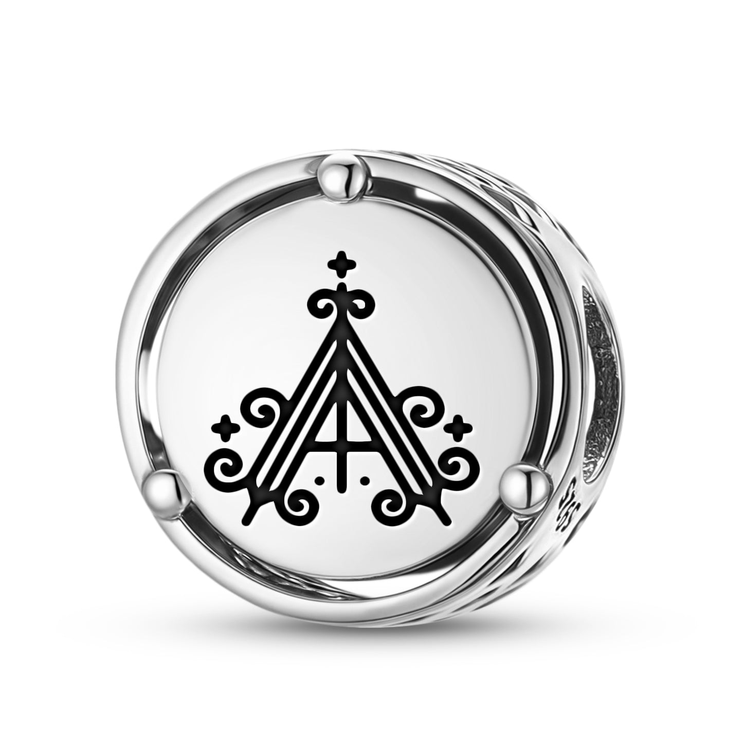925 Sterling Silver Central America Agaou Charms For Bracelets & Necklaces Pendants Beads Jewelry Fit Pan Bracelet Charm Ethnic Cultural Symbols Gifts For Women