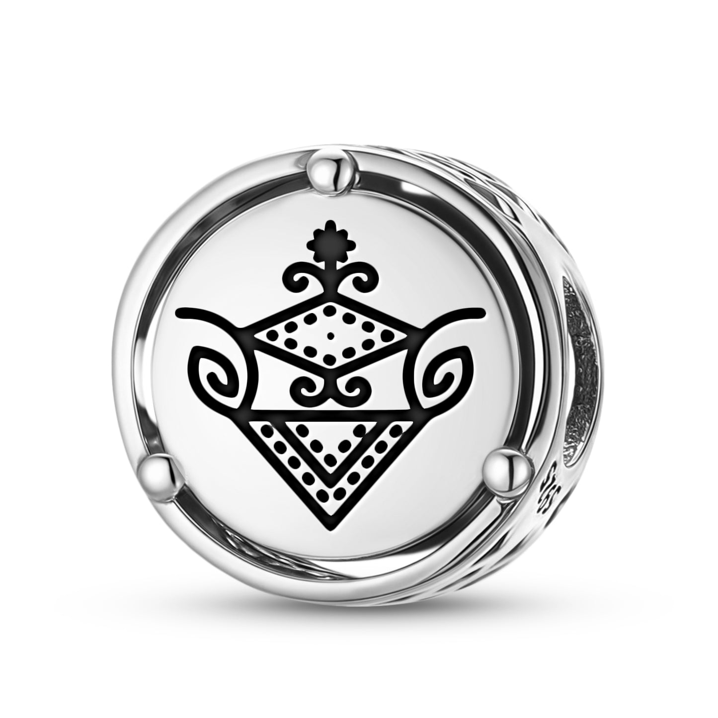 925 Sterling Silver Central America Yemaya Charms For Bracelets & Necklaces Pendants Beads Jewelry Fit Pan Bracelet Charm Ethnic Cultural Symbols Gifts For Women