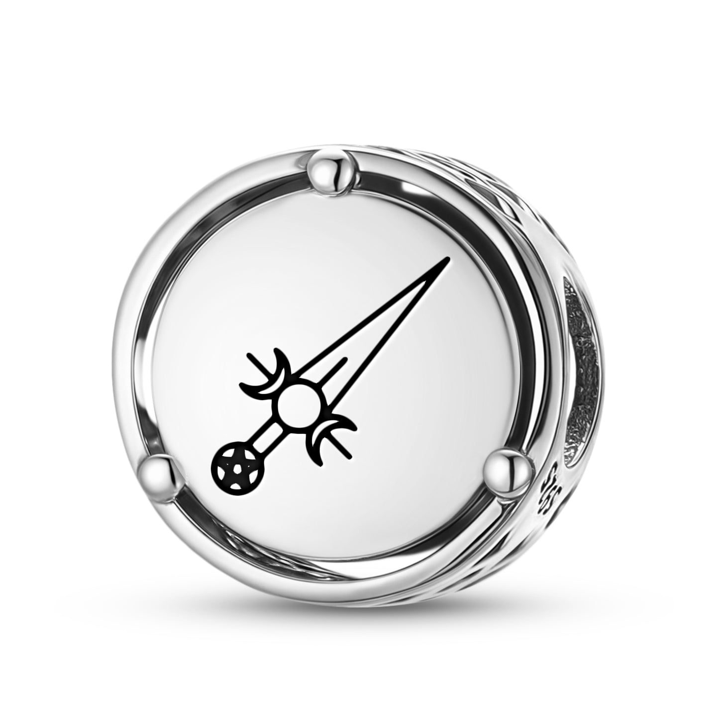 925 Sterling Silver Wicca Athame – Dagger Charms For Bracelets & Necklaces Pendants Beads Jewelry Fit Pan Bracelet Charm Ethnic Cultural Symbols Gifts For Women