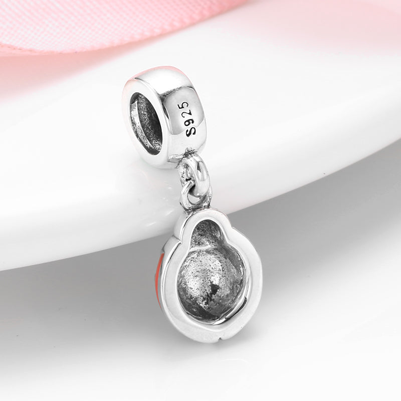 S925 Sterling Silver Seven Star Ladybug Dangle Charm Red Cute Animal Pendant Bead For DIY Charm Bracelet Necklace Jewelry Gift
