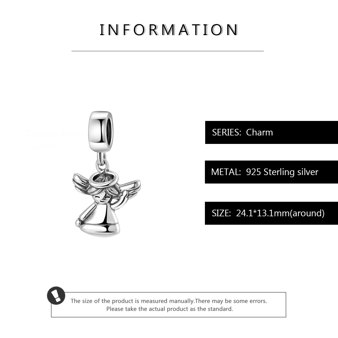 S925 Sterling Silver Angel Wings Heart Dangle Charm Love Pendant Bead For DIY Charm Bracelet Necklace Jewelry Gift