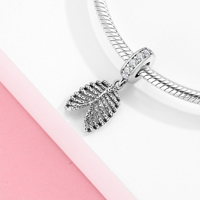S925 Sterling Silver Rib Cage Dangle Charm Minimalist Dark Style Pendant Bead For DIY Bracelet Necklace Jewelry Gift