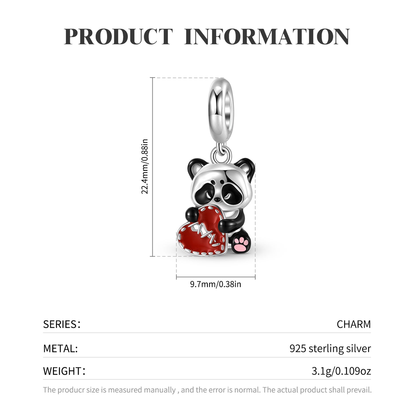 Sparkling Heart Charm 925 Sterling Silver Colorful Stone Pendant Bead For DIY Charm Bracelet Necklace Romantic Jewelry Gift