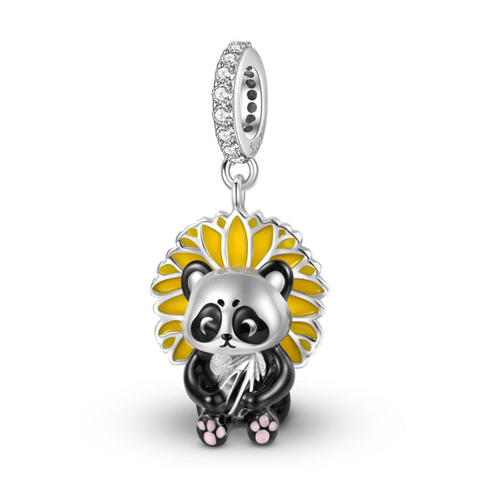 Brown Hair Girl Charm 925 Sterling Silver Enamel Pendant Bead For DIY Charm Bracelet Necklace Cartoon Jewelry Gift