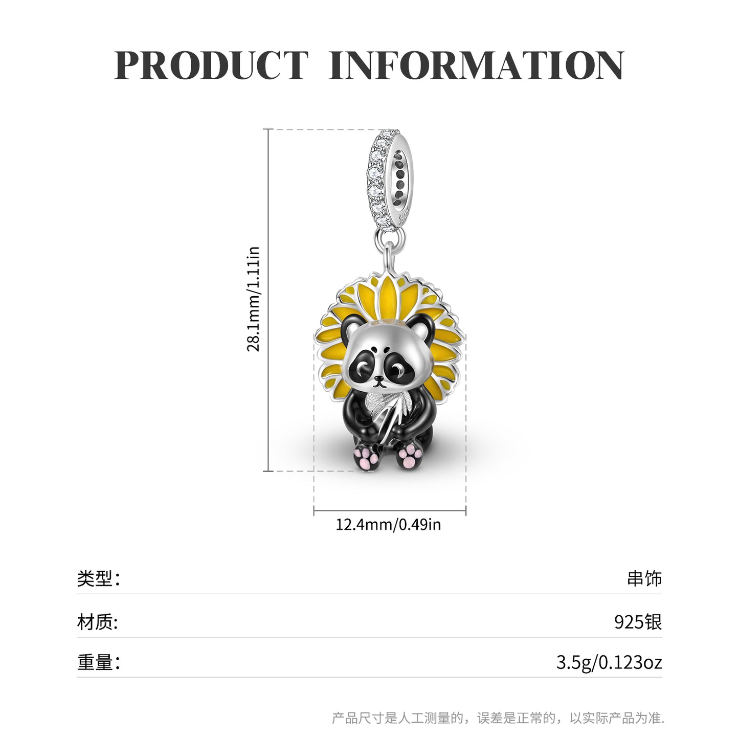 Brown Hair Girl Charm 925 Sterling Silver Enamel Pendant Bead For DIY Charm Bracelet Necklace Cartoon Jewelry Gift