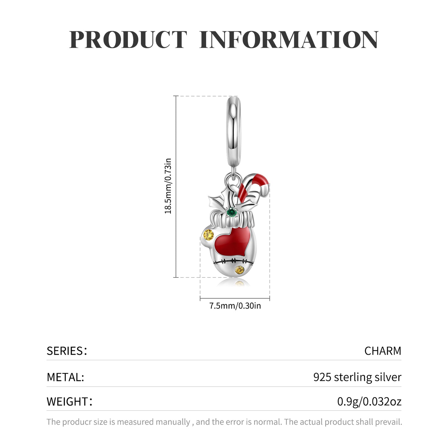 Fashion Girl Charm 925 Sterling Silver Color Enamel Pendant Bead For DIY Charm Bracelet Necklace Jewelry Gift