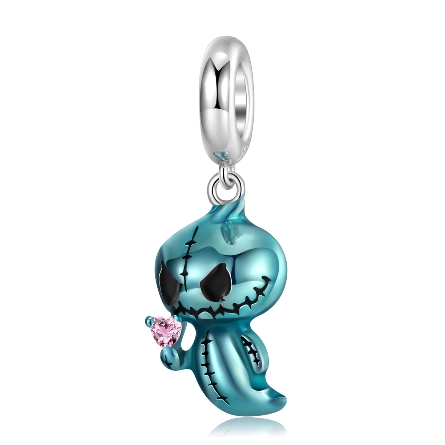 Garden Fairy Charm 925 Sterling Silver Pink Enamel Pendant Bead For DIY Charm Bracelet Necklace Fantasy Jewelry Gift
