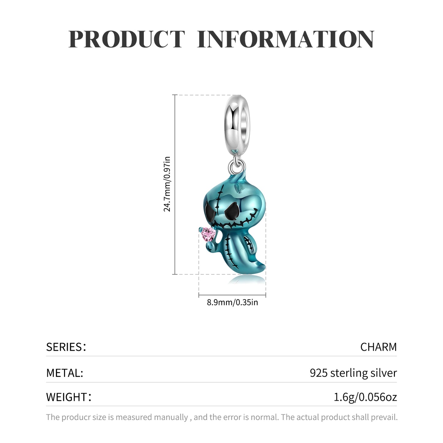 Garden Fairy Charm 925 Sterling Silver Pink Enamel Pendant Bead For DIY Charm Bracelet Necklace Fantasy Jewelry Gift