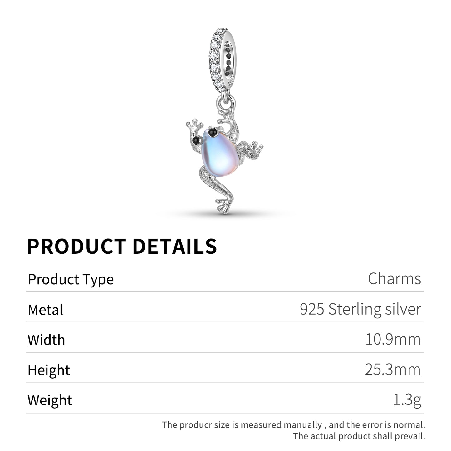 Panda Fairy Charm 925 Sterling Silver Enamel Pendant Bead For DIY Charm Bracelet Necklace Cute Jewelry Gift