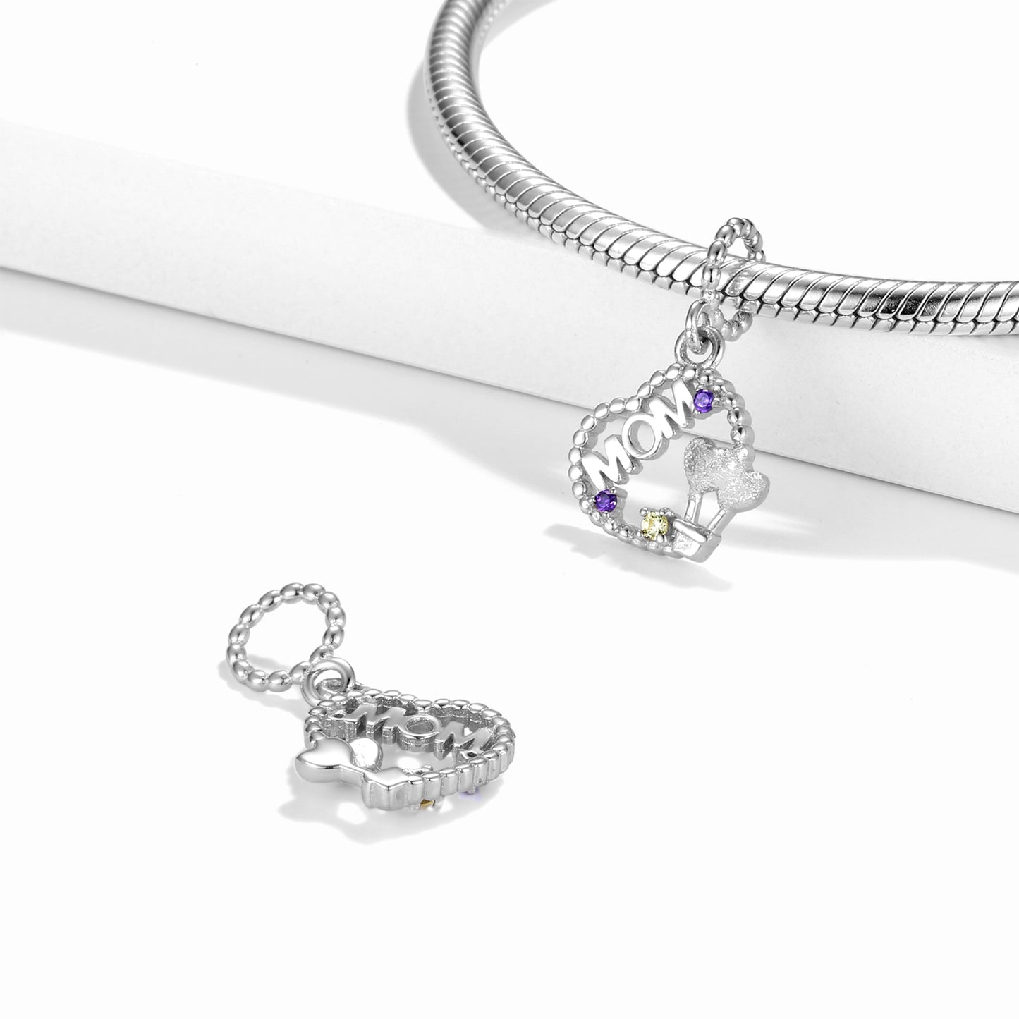 Little Devil Heart Charm 925 Sterling Silver Black Gold Plated Pendant Bead For DIY Charm Bracelet Necklace Gothic Jewelry Gift