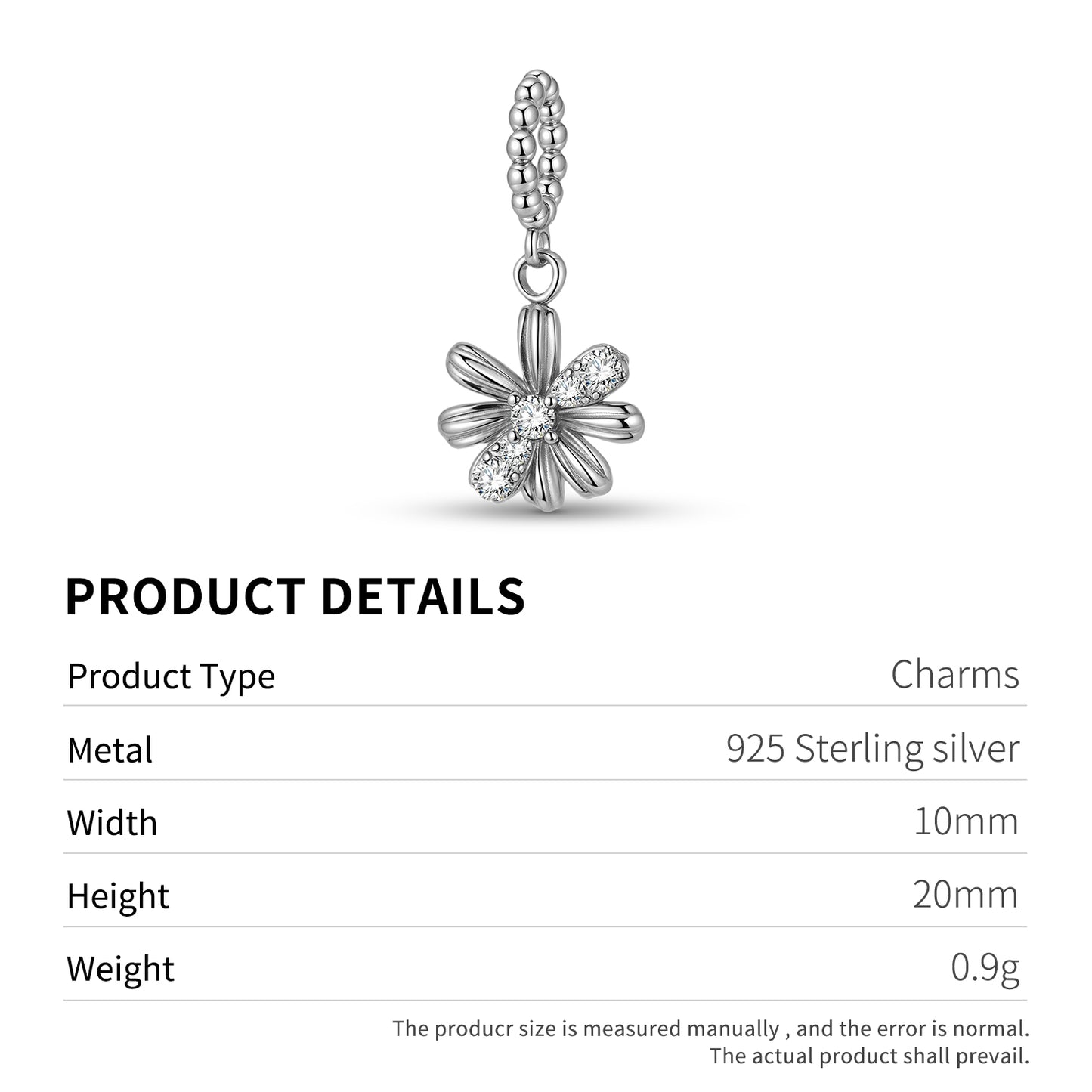 Smiley Bell Charm 925 Sterling Silver Gold Plated Enamel Pendant Bead For DIY Charm Bracelet Necklace Fashion Jewelry Gift