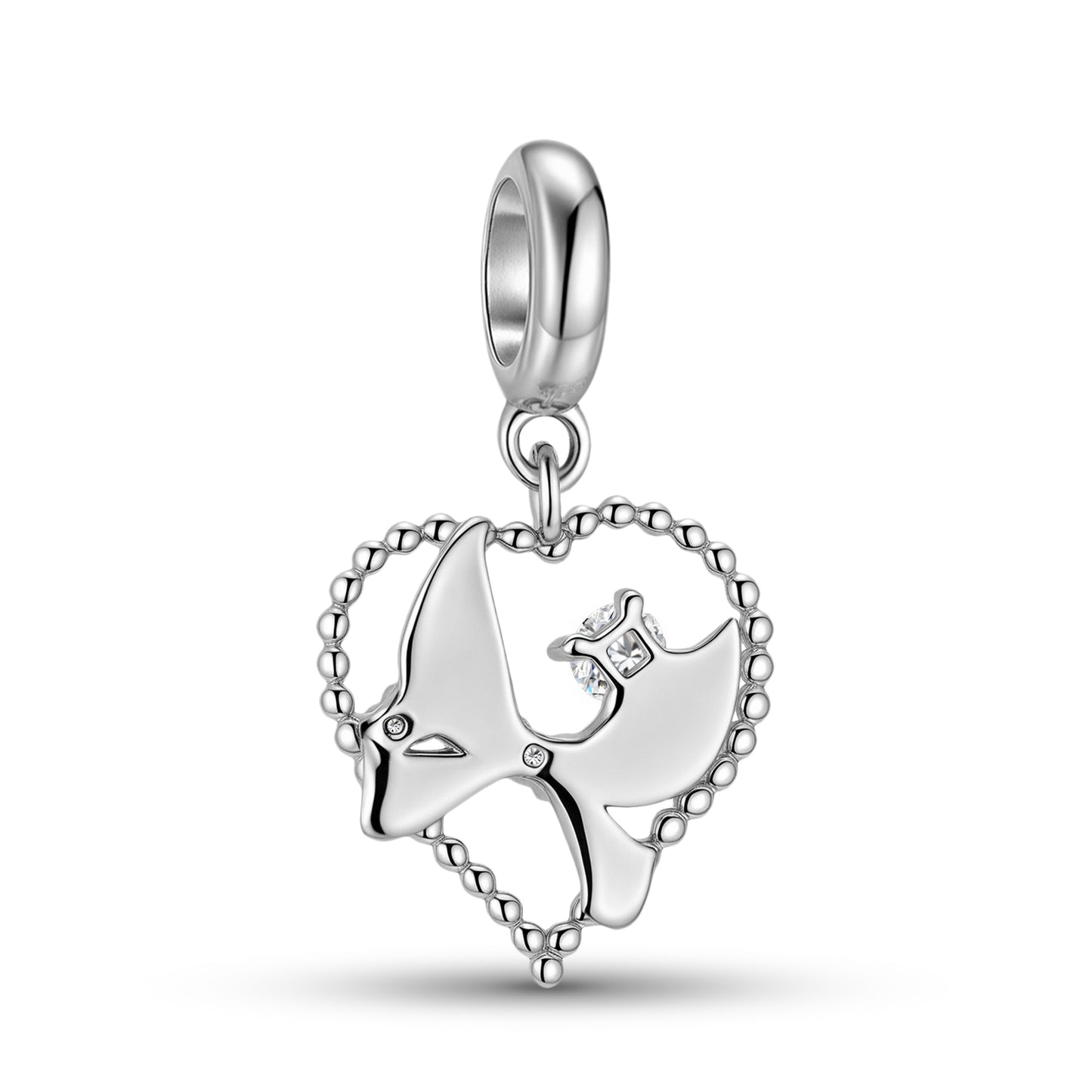 Blue Butterfly Charm 925 Sterling Silver Blue Enamel Pendant Bead For DIY Charm Bracelet Necklace Nature Jewelry Gift