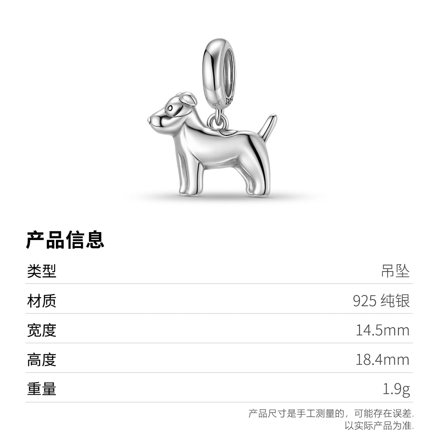 Schnauzer Charm 925 Sterling Silver Oxidized Pendant Bead For DIY Charm Bracelet Necklace Dog Jewelry Gift