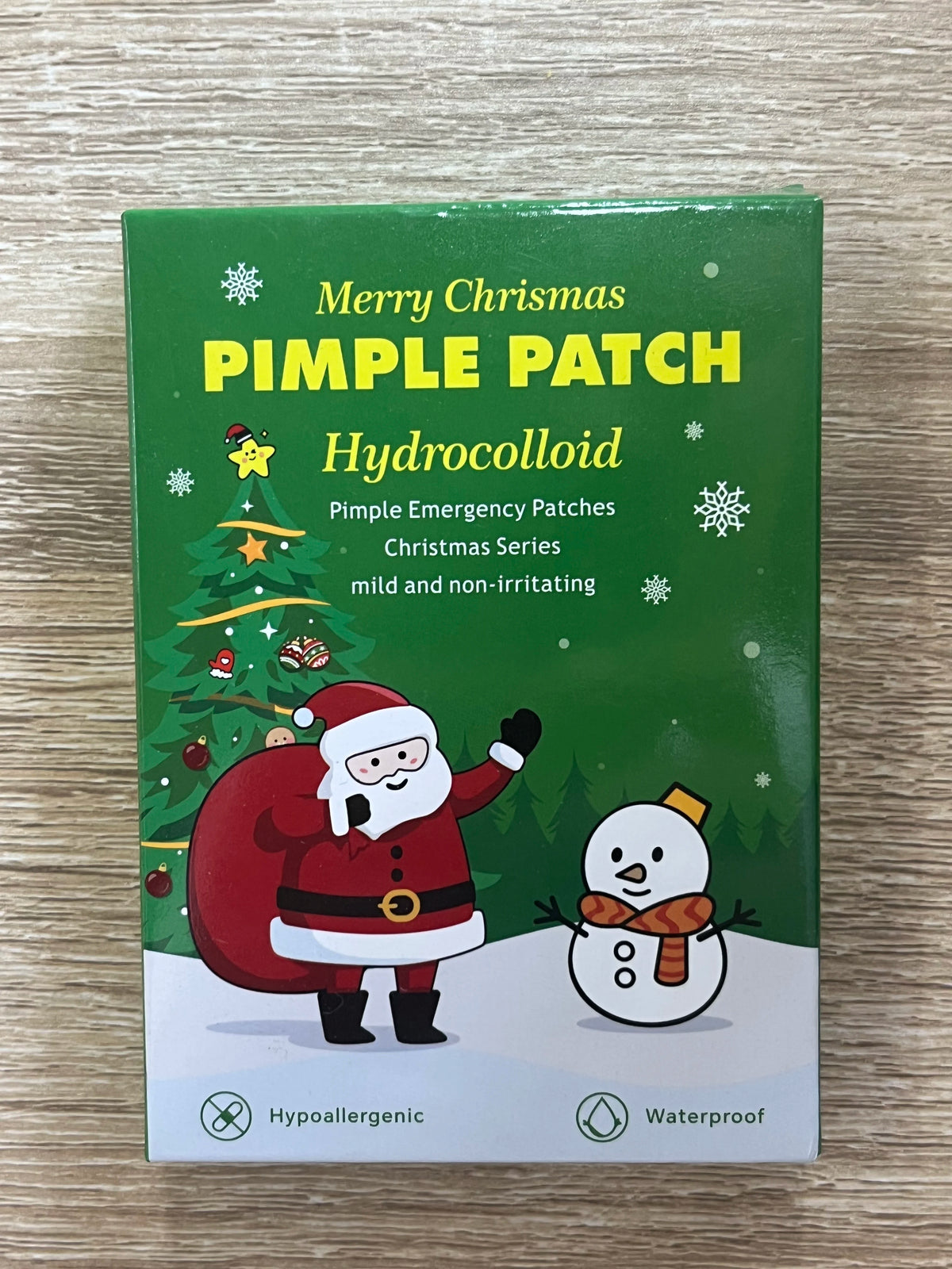 Multi Color Christmas Pimple Patches Salicylic Acid Skin Cleansing