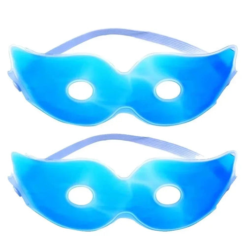 1/10pcs Fashion Blue Relieve Eye Fatigue Reusable Cooling Eyes Masks