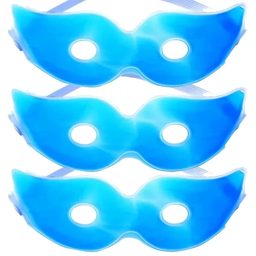 1/10pcs Fashion Blue Relieve Eye Fatigue Reusable Cooling Eyes Masks