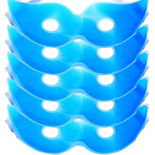 1/10pcs Fashion Blue Relieve Eye Fatigue Reusable Cooling Eyes Masks