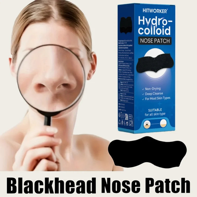 10/30/50-Piece Pore Cleansing Nose Strips | Alcohol-Free Formula, Deep