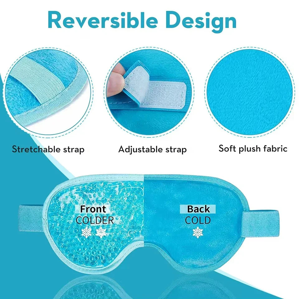 Cold Compress Eye Mask Can Be Reused for Dark Circles Swollen Eyes
