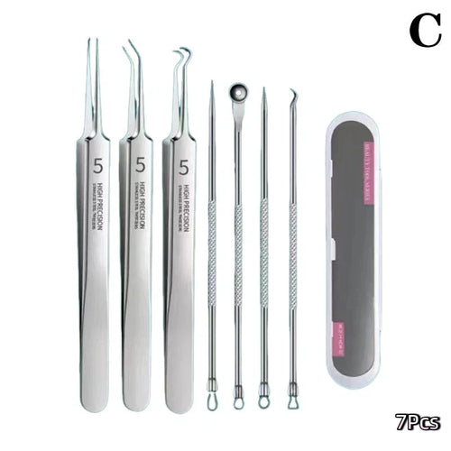 7/8Pcs Blackhead Remover Kit Professional Blackhead  Needle Skin Care 17