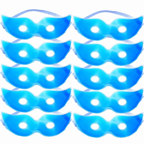 1/10pcs Fashion Blue Relieve Eye Fatigue Reusable Cooling Eyes Masks